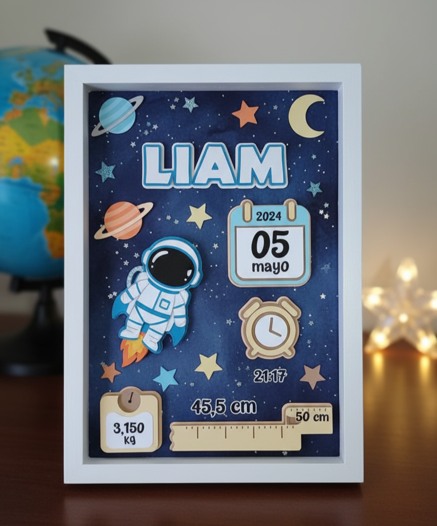 Cuadro de Nacimiento Personalizable