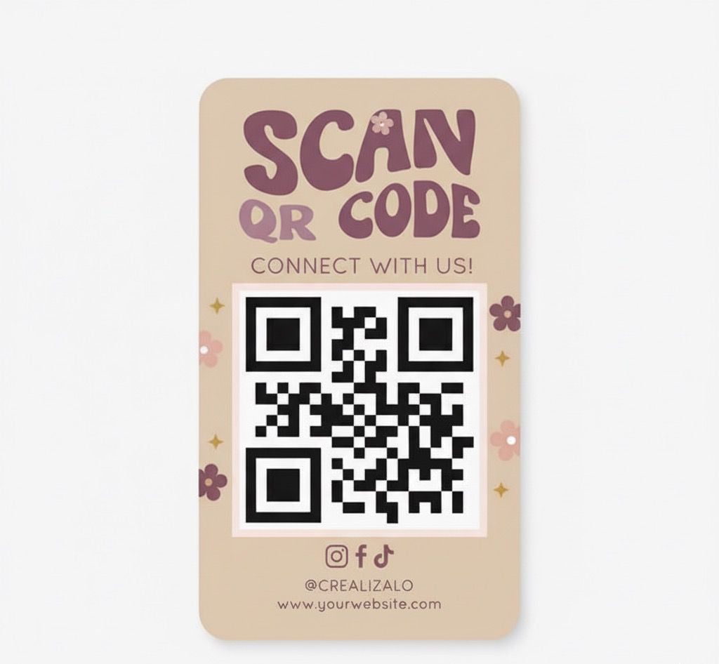 Tarjeta QR con Diseño Personalizado
