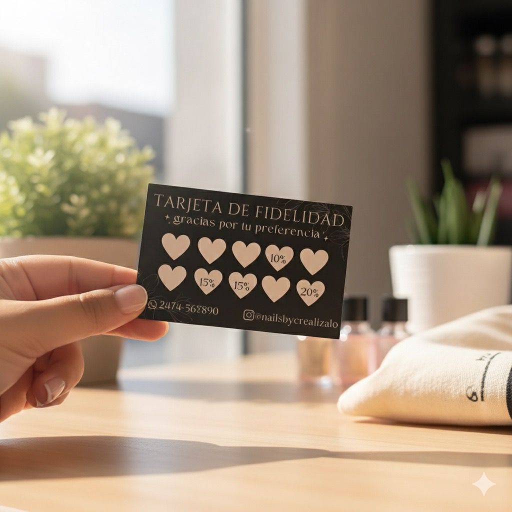 Tarjeta de Fidelidad para Clientes