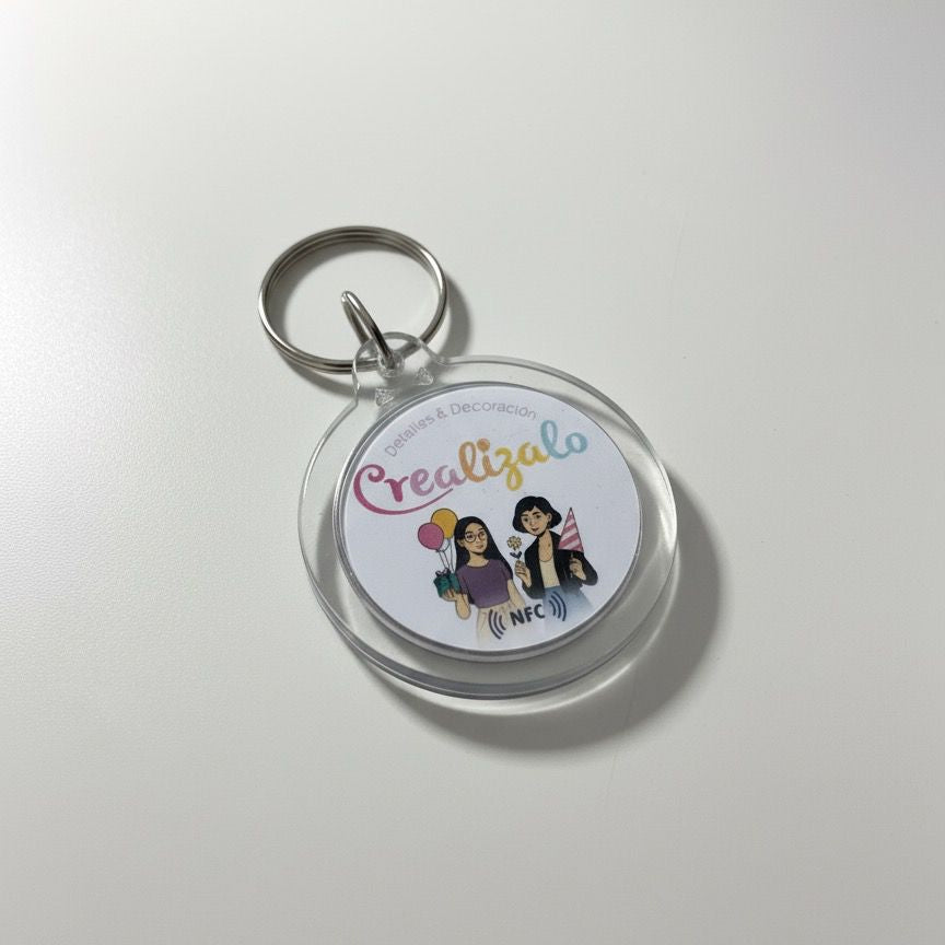 Llavero Personalizado con Tecnología NFC