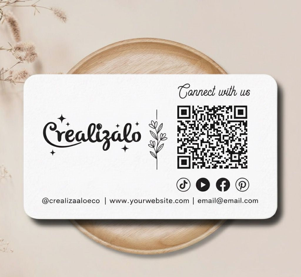Tarjeta QR con Diseño Personalizado